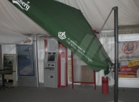 Зонт консольный с регулируемым куполом