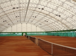 Tennis court covers