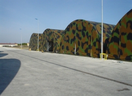 Military shelters and camp solutions